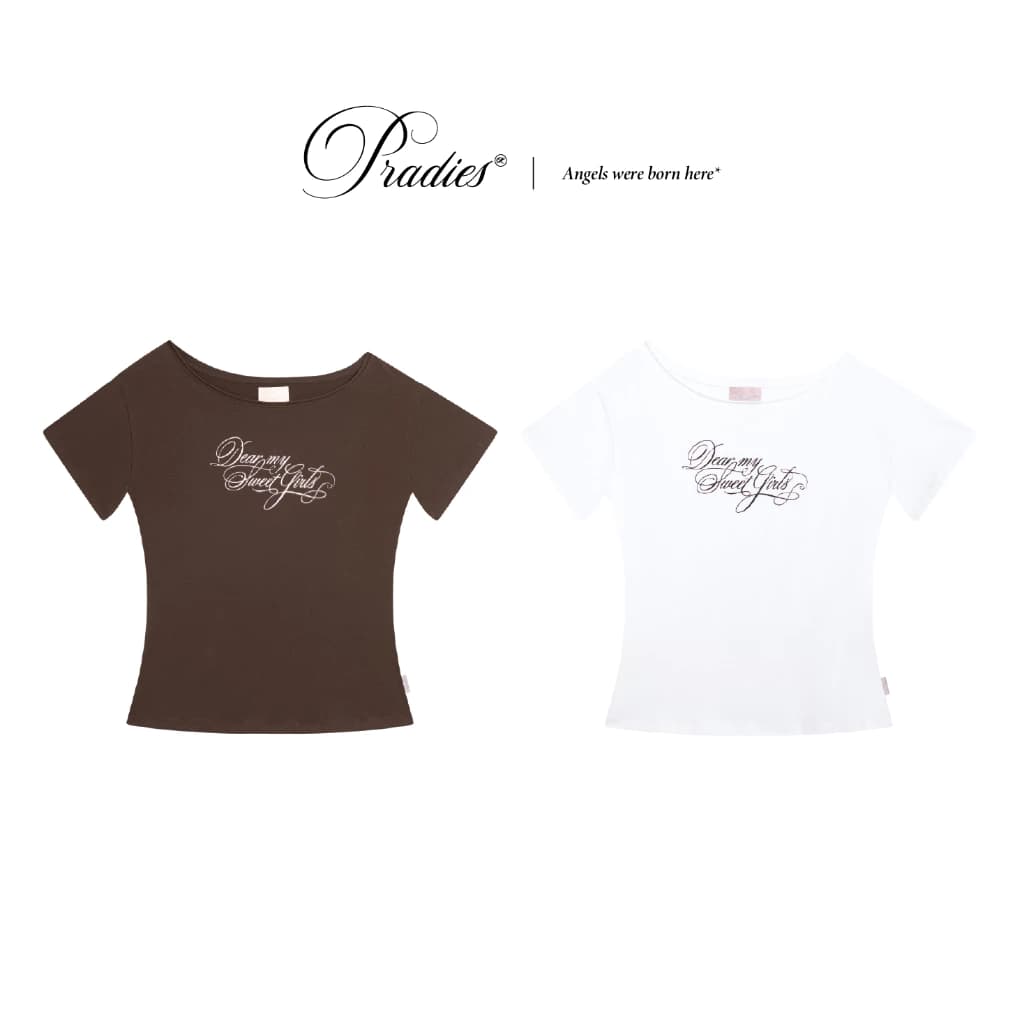 Áo Thun Nữ Trễ Lệch Vai Phom Rộng PRADIES - Dear Top
