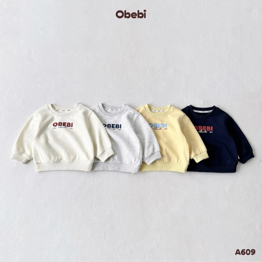Áo Nỉ Thời Trang Thu Đông In Hình Dễ Thương Form Basic Obebi Cho Bé Trai Bé Gái Từ 9 - 23kg A609