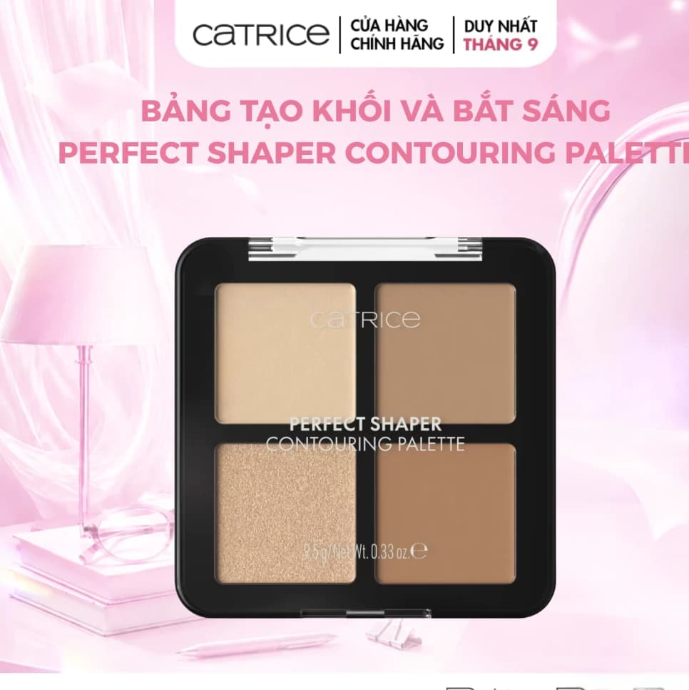 Bảng tạo khối và bắt sáng Catrice Perfect Shaper Contouring Palette 9,5g