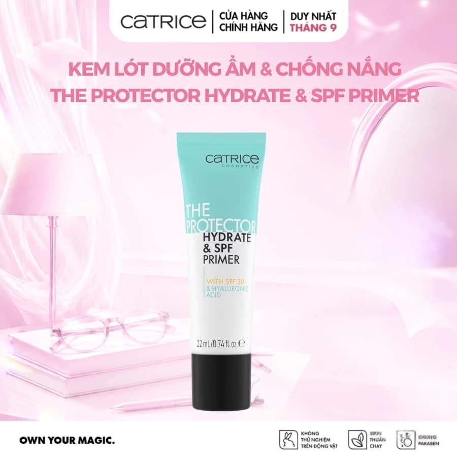 Kem lót dưỡng ẩm và chống nắng bảo vệ da Catrice The Protector Hydrate & SPF Primer 22ml