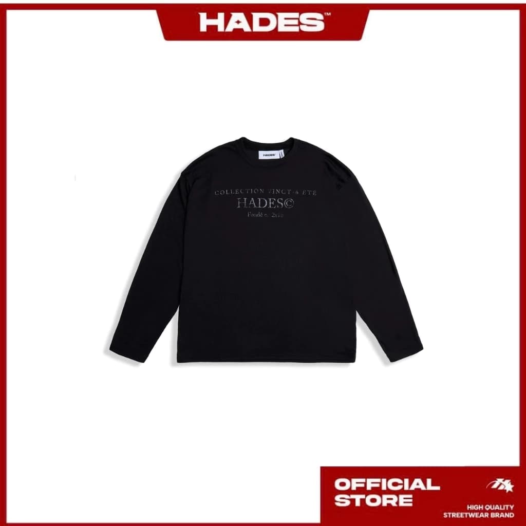 ÁO THUN HADES VINGT- SIX LONGSLEEVES - BLACK