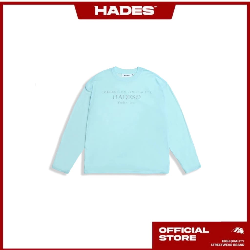 ÁO HADES VINGT- SIX LONGSLEEVES - MINT BLUE