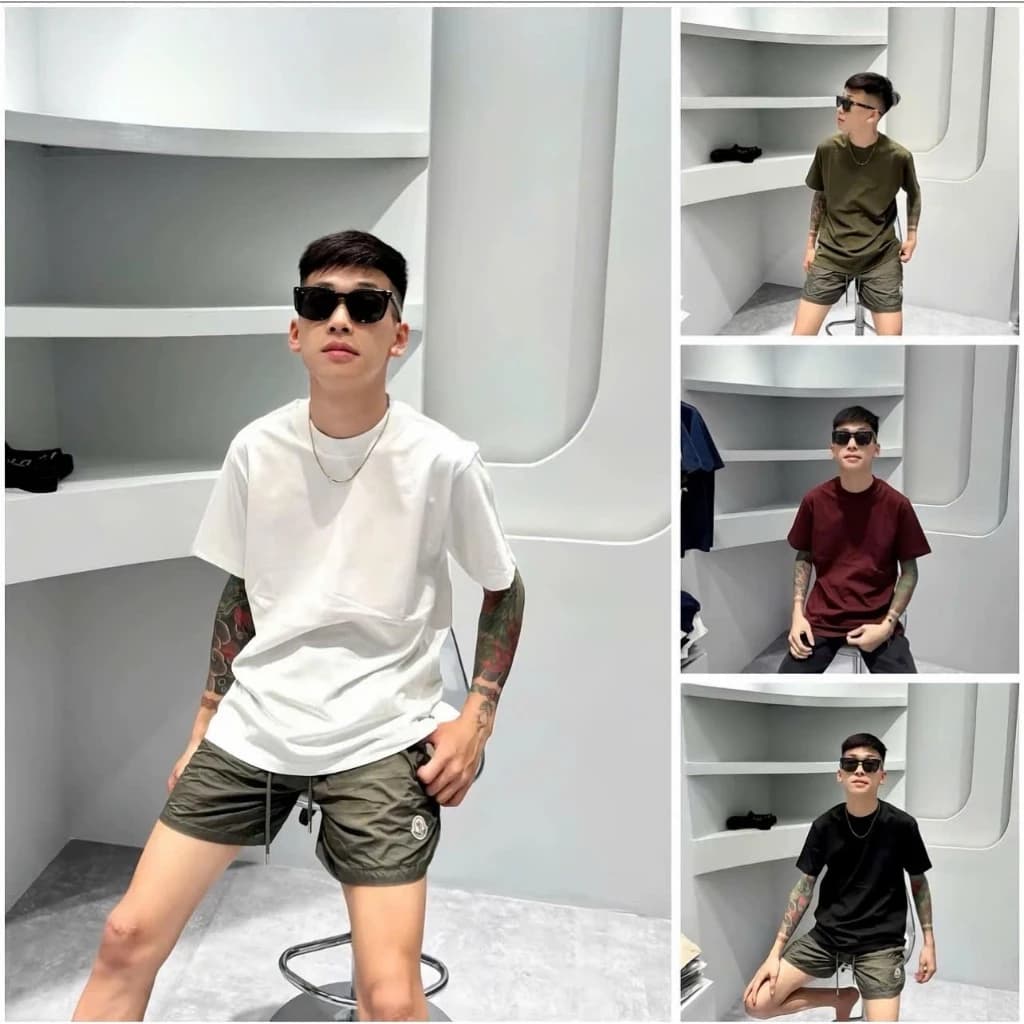 Áo Phông Trơn Nam Nữ Đủ Các Màu Fomr Dáng Unisex Thời Trang Boy Phố