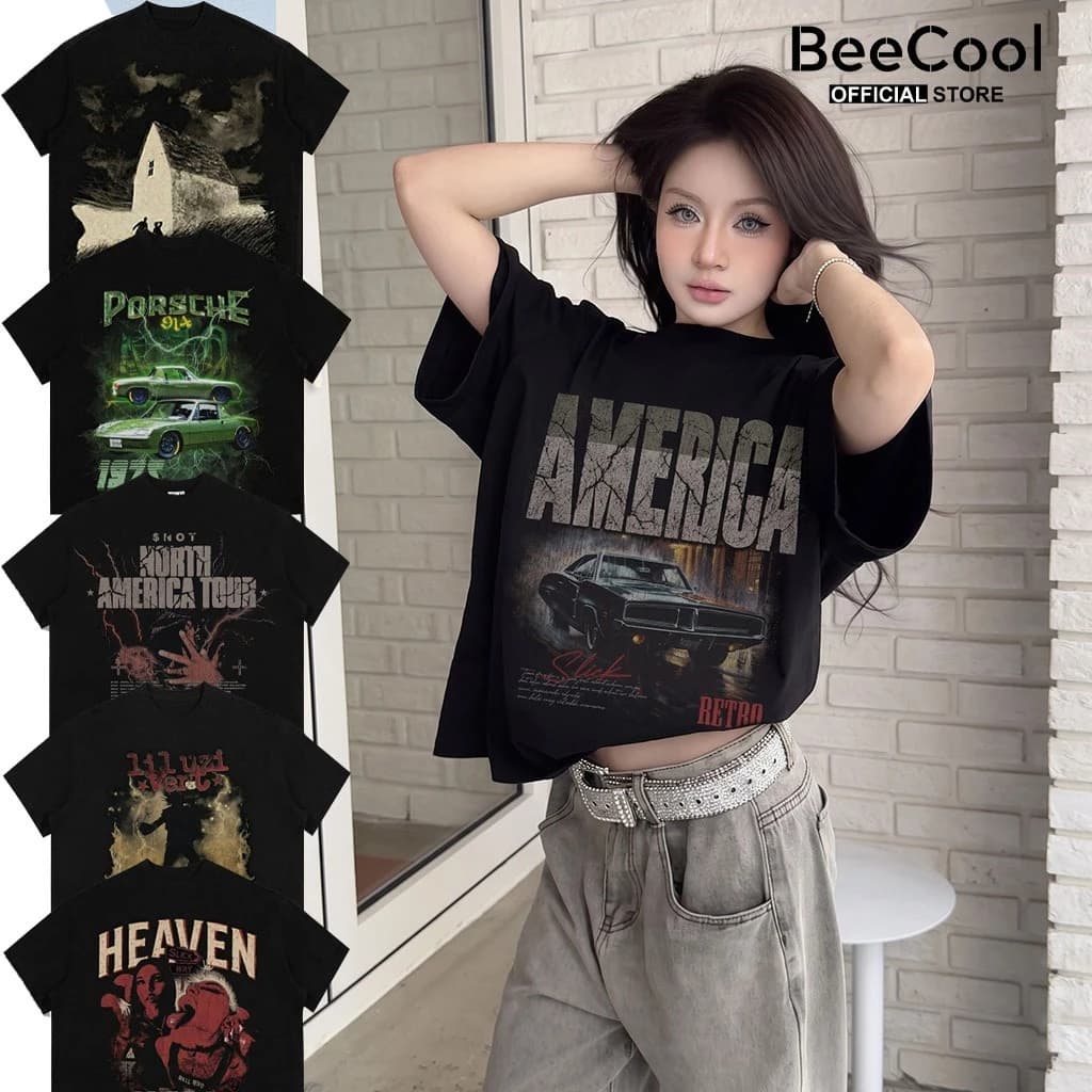 Áo Thun Form Big Boxy Cotton 100% - Local Brand BEECOOL UNISEX
