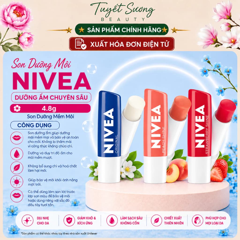 Son dưỡng ẩm chuyên sâu NIVEA 4.8g