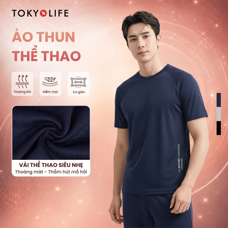 Áo thun nam SPORT siêu nhẹ thoáng khí TOKYOLIFE 40000439/C7TSH901P