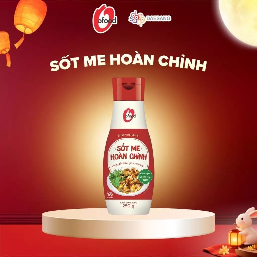 Sốt me hoàn chỉnh O'food chai 250g