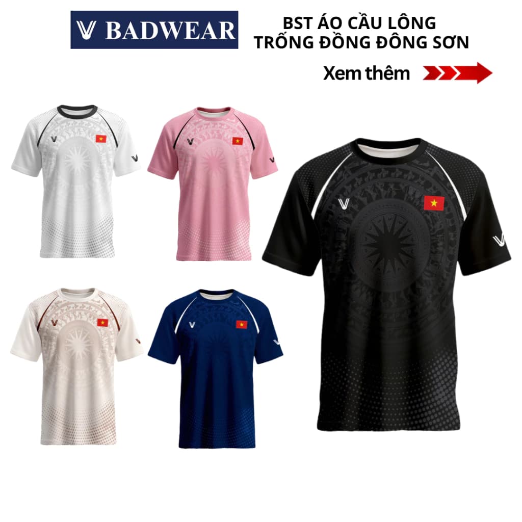 Áo Cầu Lông, Quần Cầu Lông Nam Nữ Chuyên Nghiệp Dùng Trong Tập Luyện Và Thi Đấu Cầu Lông CB9 - V Badwear