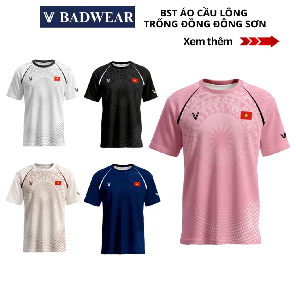 Áo Cầu Lông, Quần Cầu Lông Nam Nữ Chuyên Nghiệp Dùng Trong Tập Luyện Và Thi Đấu Cầu Lông CB9 - V Badwear