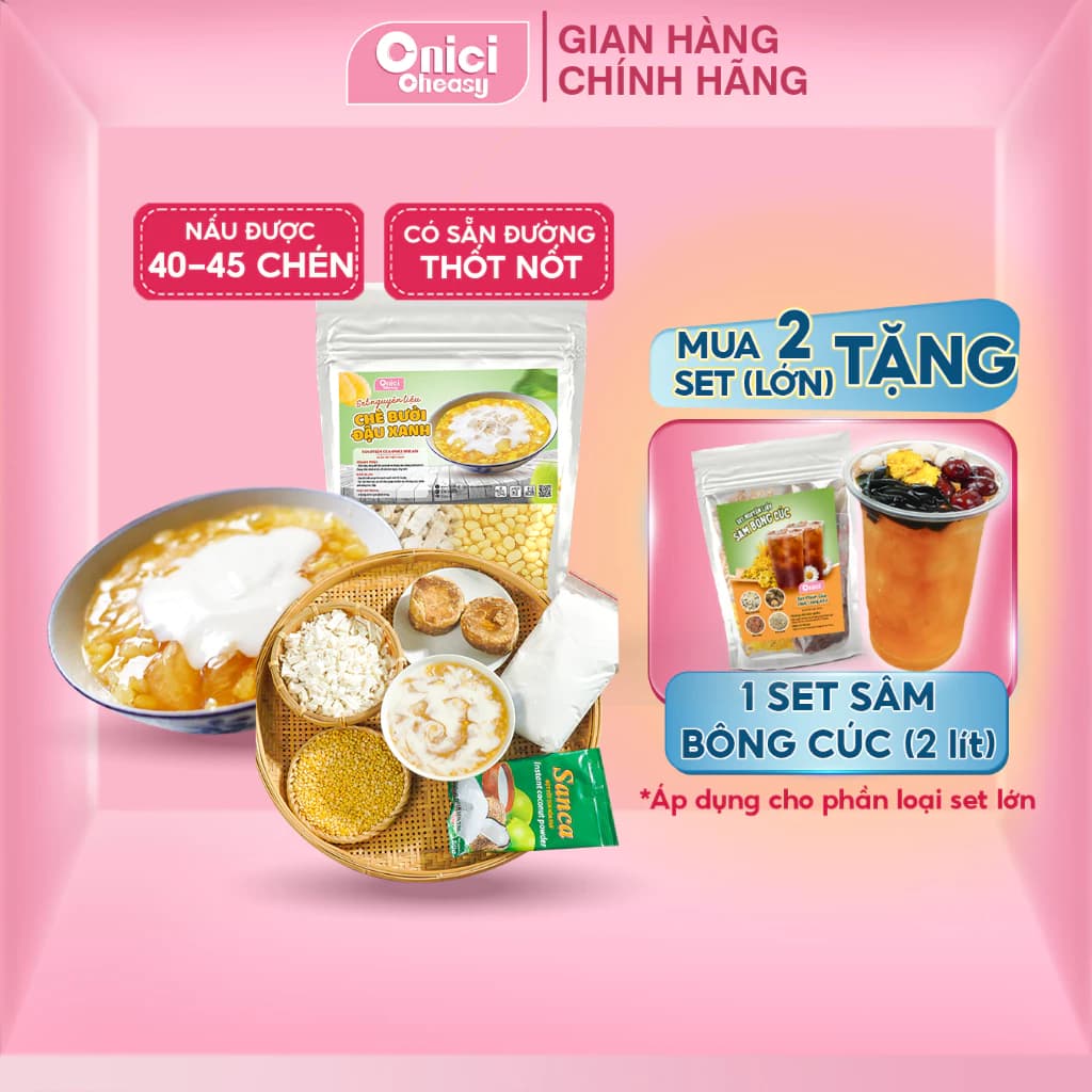 Set chè bưởi An Giang Bếp Của Mẹ Onici nguyên liệu nấu 40-45 chén