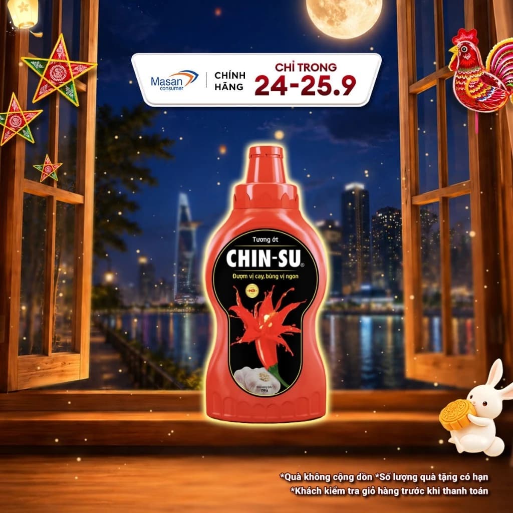 (Chọn Loại) Tương Ớt CHIN-SU (Bao bì có thể thay đổi theo đợt nhập hàng)