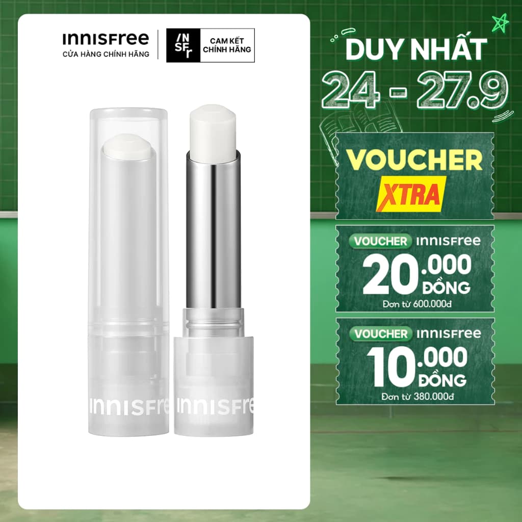 Son dưỡng môi chuyên sâu innisfree Dewy Treatment Lip Balm 3.2 g