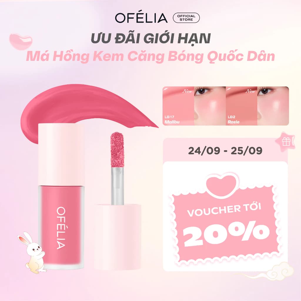 [NEW] Má Hồng Kem OFÉLIA Lolli Liquid Blush Chapter 6 (4.6g)
