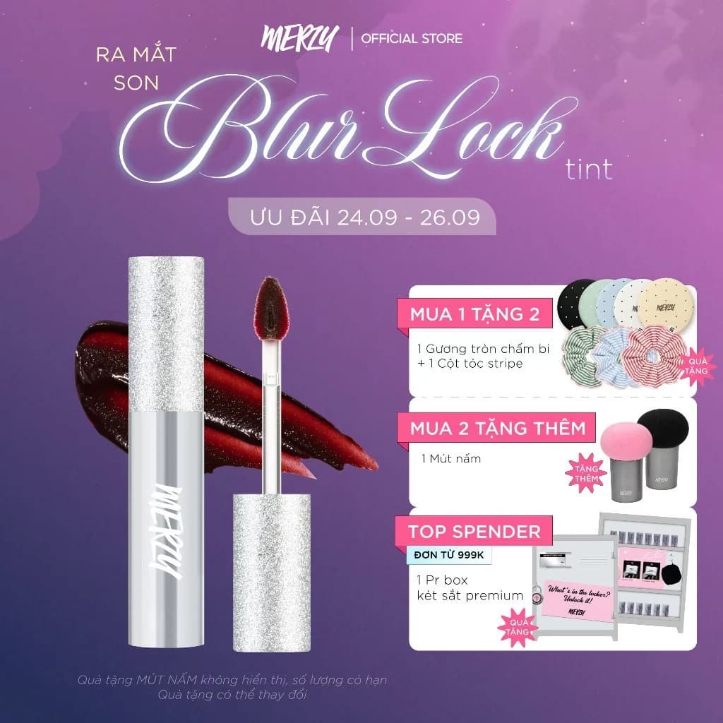 [Livestream] Son Kem Lì Merzy The Glam Mellow Tint 4g