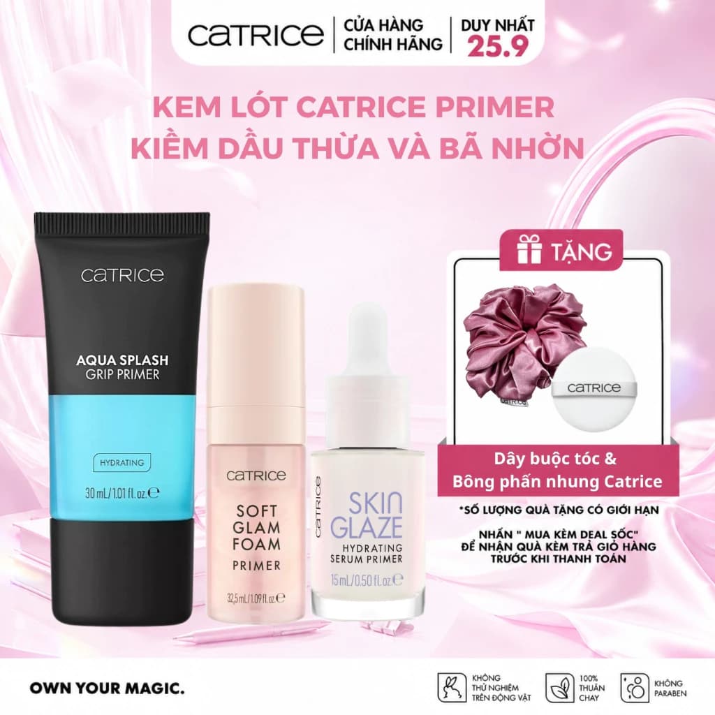 Kem lót Catrice Primer kiềm dầu, giảm dầu thừa và bã nhờn 30ml