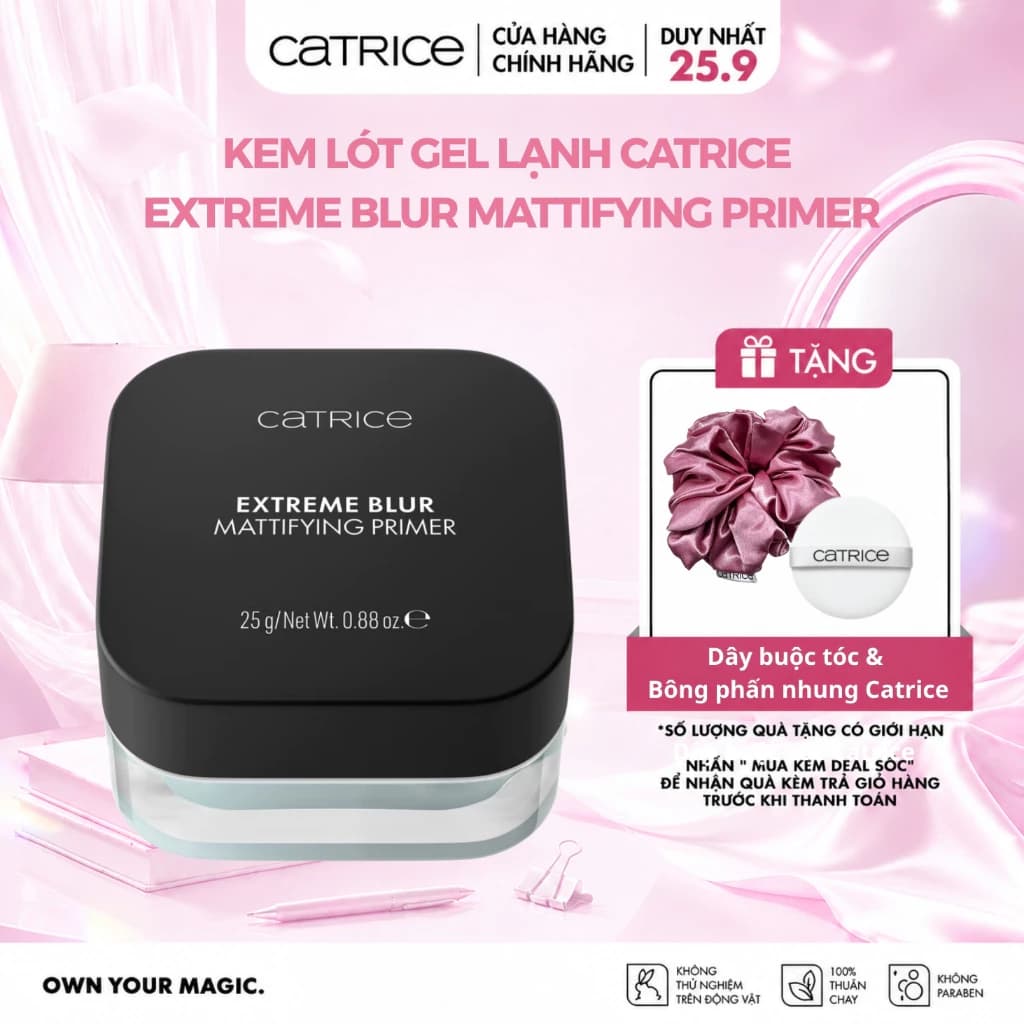 Kem lót gel lạnh Catrice Extreme Blur Mattifying Primer 25g