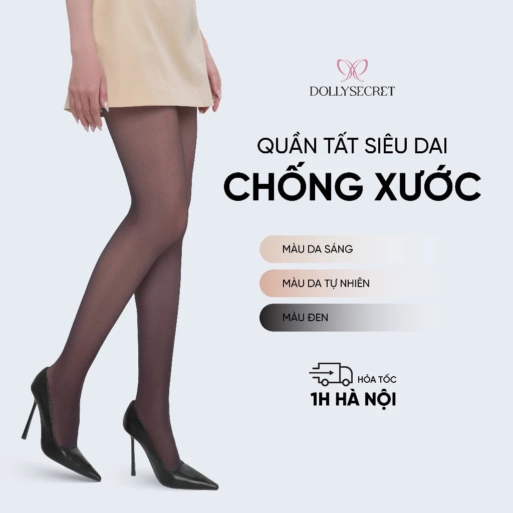 Quần Tất Siêu Dai Chống Xước DOLLY SECRET Che Khuyết Điểm Chân Cao Cấp T38