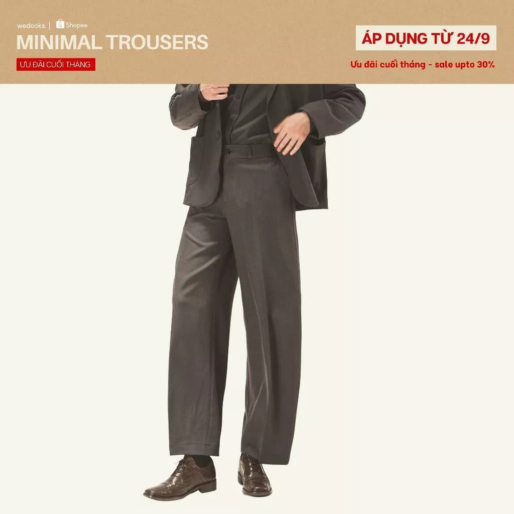 QUẦN ỐNG SUÔNG ĐỨNG, THIẾT KẾ TỐI GIẢN - MINIMAL TROUSERS