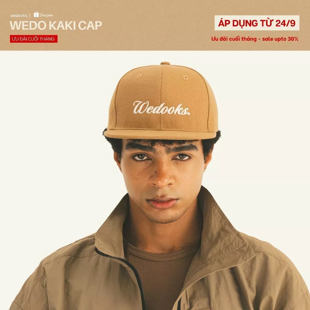 NÓN LƯỠI TRAI FORM SNAPBACK - 𝐖𝐄𝐃𝐎 𝐊𝐀𝐊𝐈 𝐒𝐍𝐀𝐏𝐁𝐀𝐂𝐊