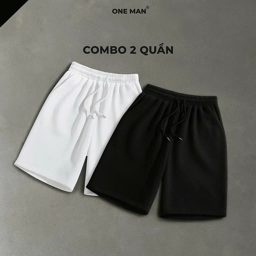 Quần thun trơn nam nữ ONE MAN phong cách basic phối đồ đi chơi mặc nhà đều đẹp QD000D Hàng QC 2026