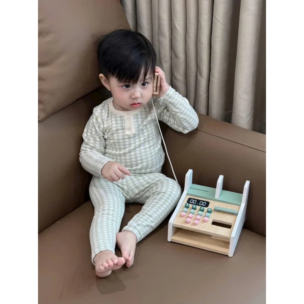 B6 - Bộ dài tay bé trai, bộ dài tay bé gái _ bộ dài tay thu đông cho bé trai bé gái  7-15kg