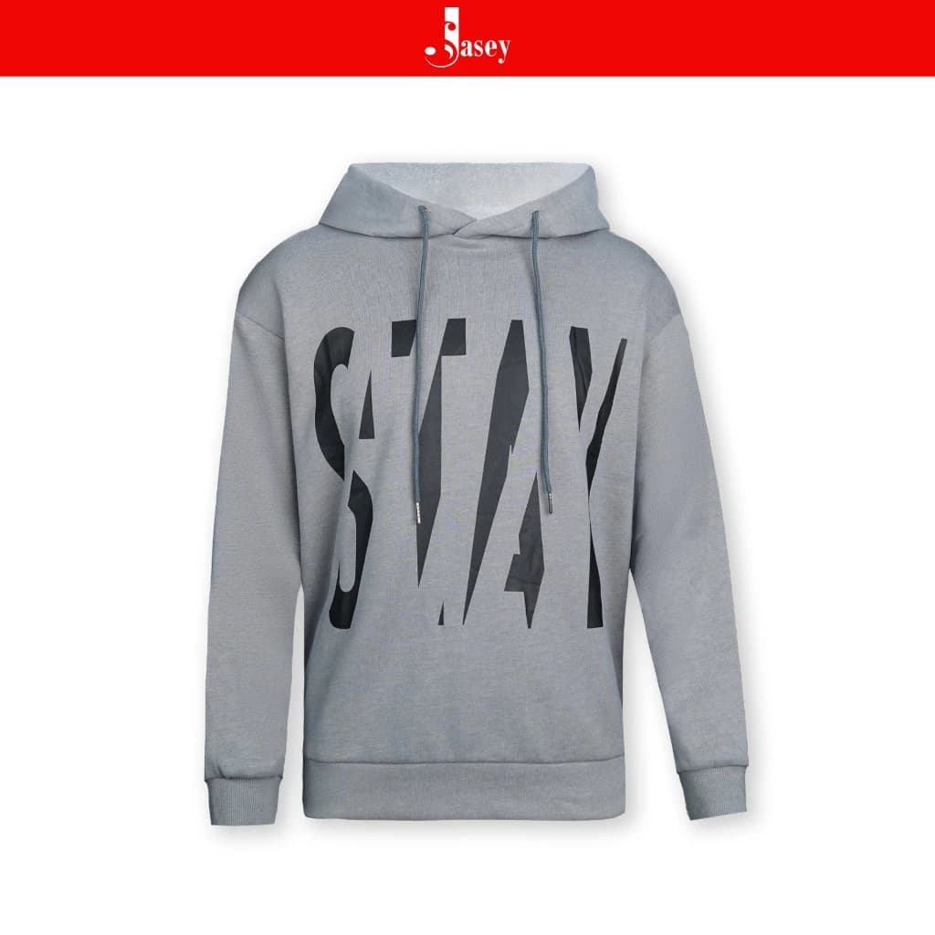 Áo hoodie nam Jasey, chất liệu nỉ, hoodie bo gấu, dây rút mũ mã 2125