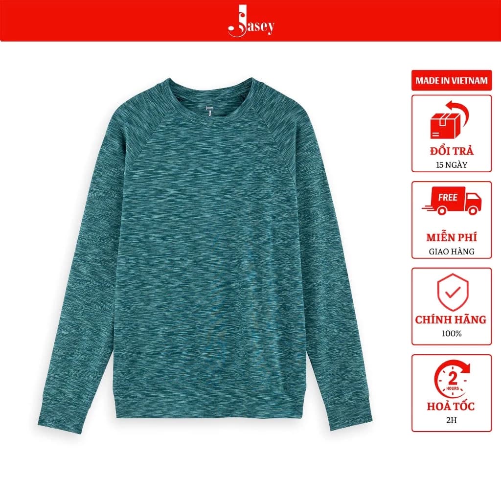 Áo thun nam dài tay JASEY, áo giữ nhiệt  hàng chuẩn size mã 1121