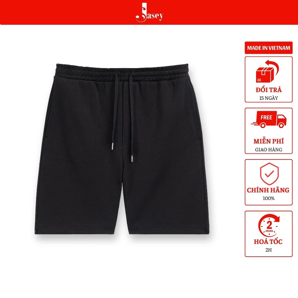 Quần short thể thao nam JASEY, Quần soóc nam  mềm mịn thoáng mát chuẩn size mã 3456