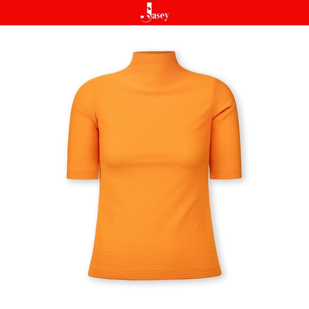 Áo giữ nhiệt nữ JASEY, áo thun chất tăm len, ấm áp mã 5154