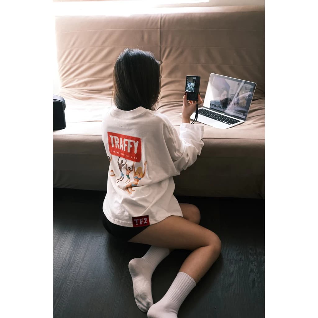 Áo Thun Tay Dài TRAFFY GTA 5 Stargirl/ Starboy Form Regular Cotton 2 Chiều Unisex