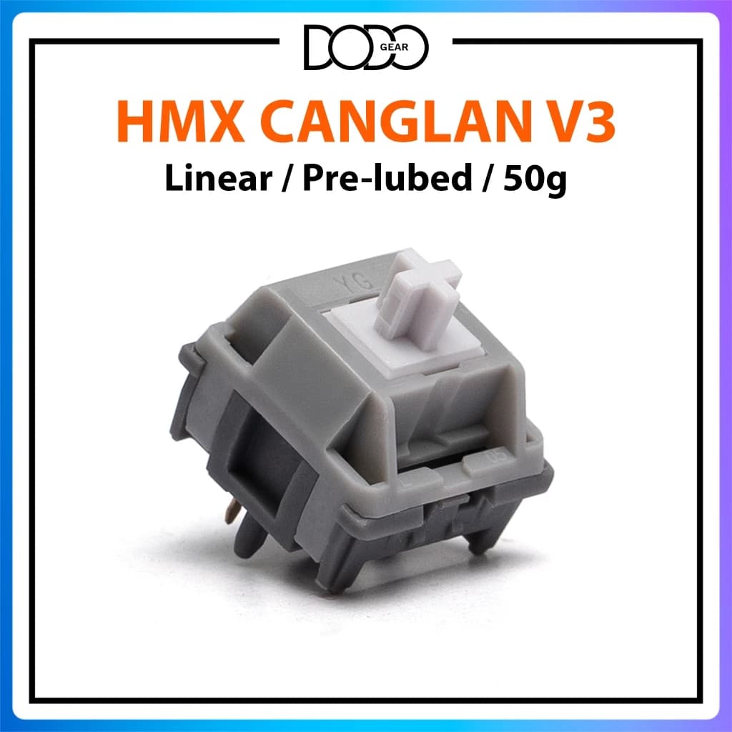 Switch HMX CangLan V3 5 PIN Linear 50g công tắc bàn phím Switch HMX CangLan V3 DoDo Gear