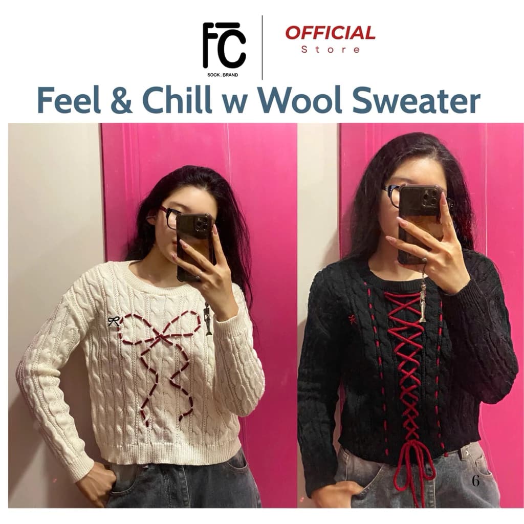 Áo Len Lông Thỏ Cao Cấp, Hoạ Tiết Vặn Thừng , Hack Dáng Cực Đỉnh Thanh Lịch Hot Trend 2025 - Feel&Chill®