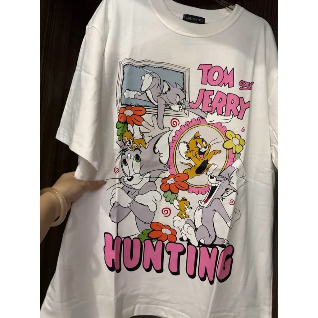 Áo Thun Hoạt Hình Hunting - Unisex Dày Dặn - Phong Cách Thời Trang - Cotton Mềm Mịn