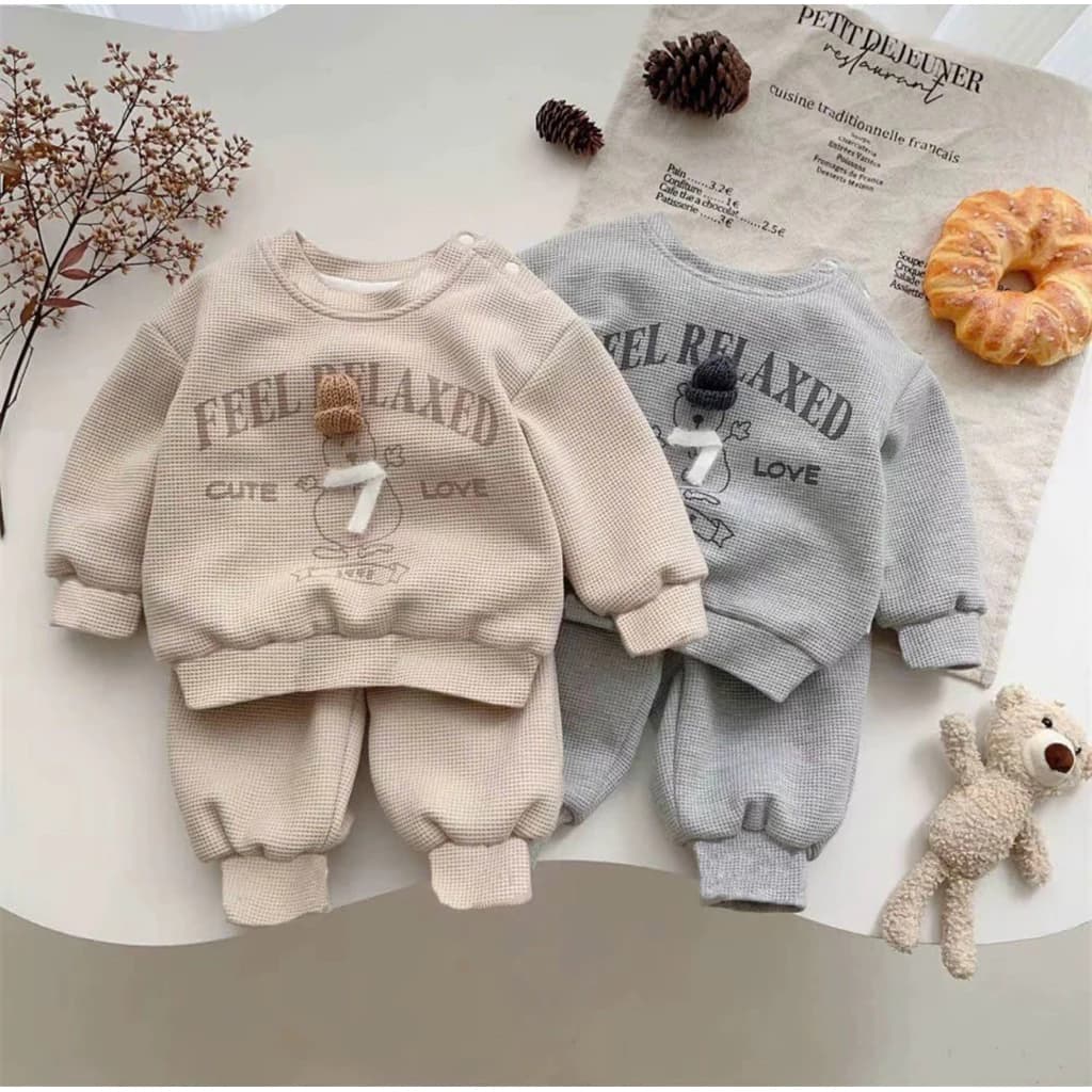 BỘ LEN THU ĐÔNG HÌNH NGƯỜI TUYẾT CHO BÉ 8-19KG