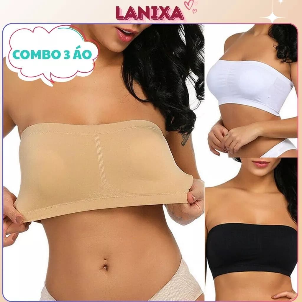 COMBO 4 Áo bra nữ cotton dày dặn co giãn 4 chiều êm ái mút lót mỏng có thể tháo rời LANIXA B7735