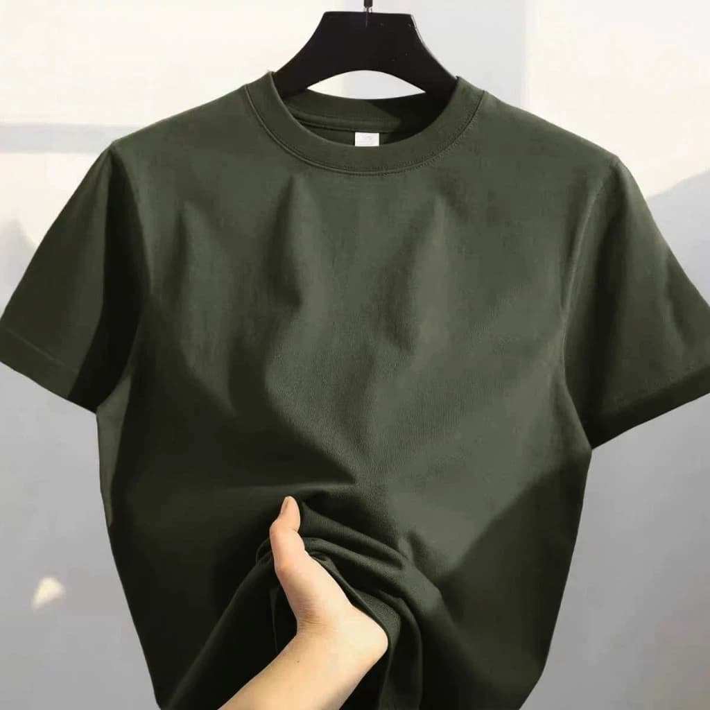 [Hàng Cotton mặc mát] ÁO THUN NAM NỮ FORM RỘNG TAY NGẮN DÀY ĐẸP  ÁO PHÔNG NAM ATN 444