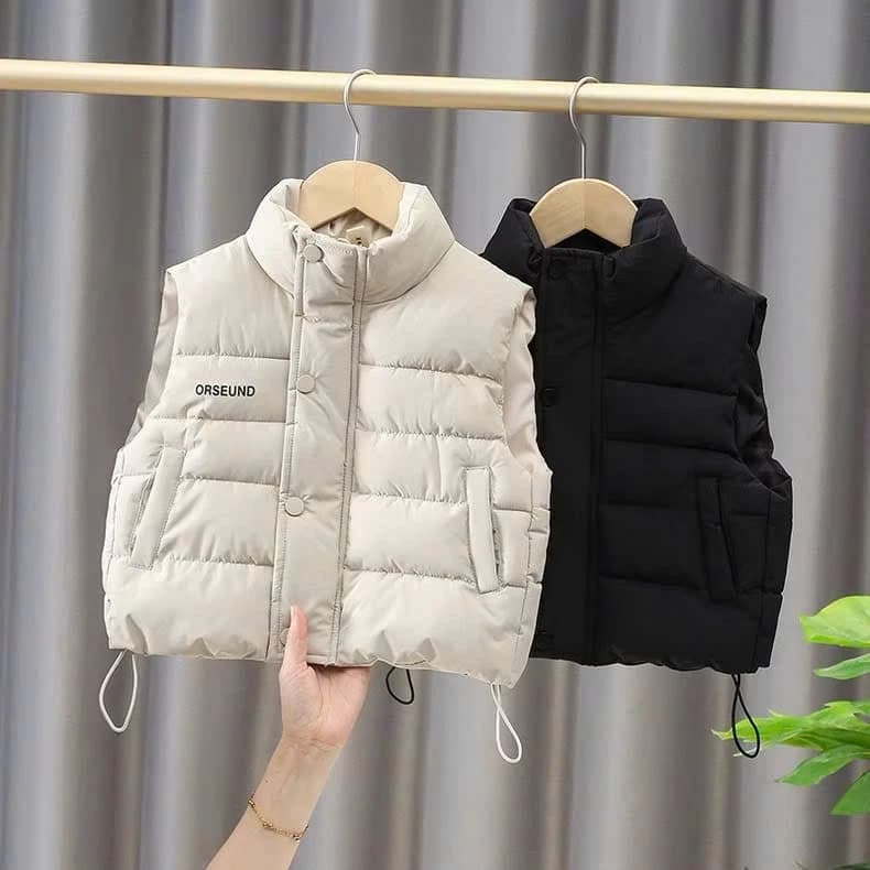 Áo gile phao cho bé trai bé gái  size 8-20kg . Áo phao gile trẻ em hottrend . Áo phao ấm cho bé