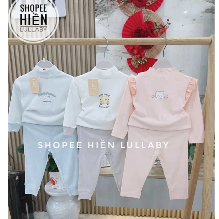 [Moon/Chính Hãng] Bộ nỉ nhung Moon cho bé trai bé gái