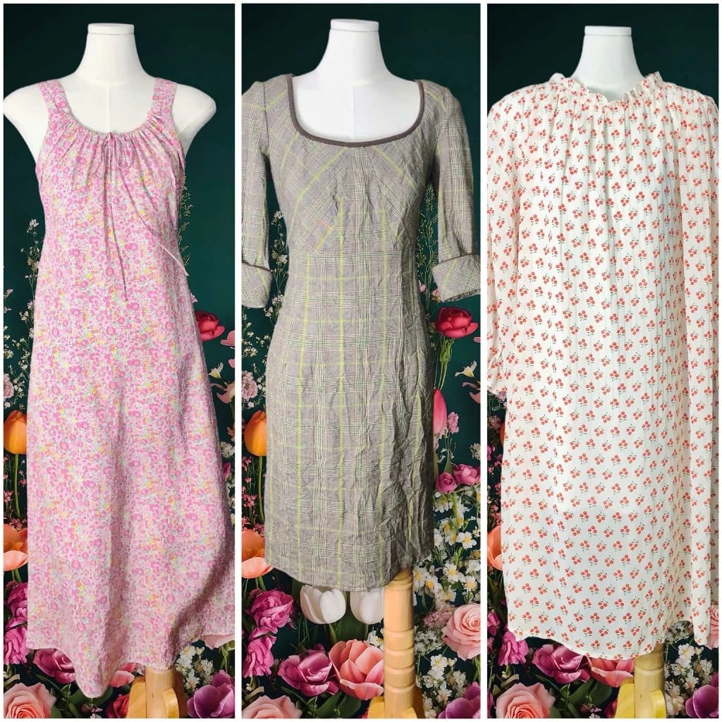 Đầm váy vintage dáng dài, ngắn, babydoll, mori, ulzzang, 2hand ins: april6_clothing