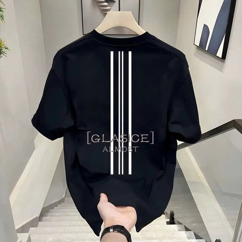 Áo Thun Nam Boy Hè Phố Chất Ngầu Form Rộng – Chất Cotton Mềm Mịn Thoáng Mát, Thời Trang Trẻ Trung MEN WIN 69 In Sọc ATN