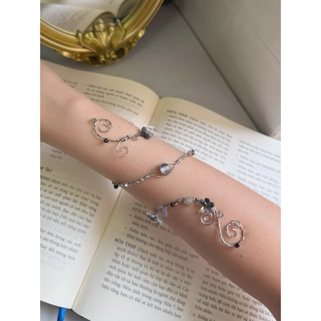 [ Đọc kĩ mô tả ] Vòng tay “ Shadowglow “ Handmade thép không rỉ - Phụ kiện trang sức - Vòng đeo tay - HYGGE ♡.•*