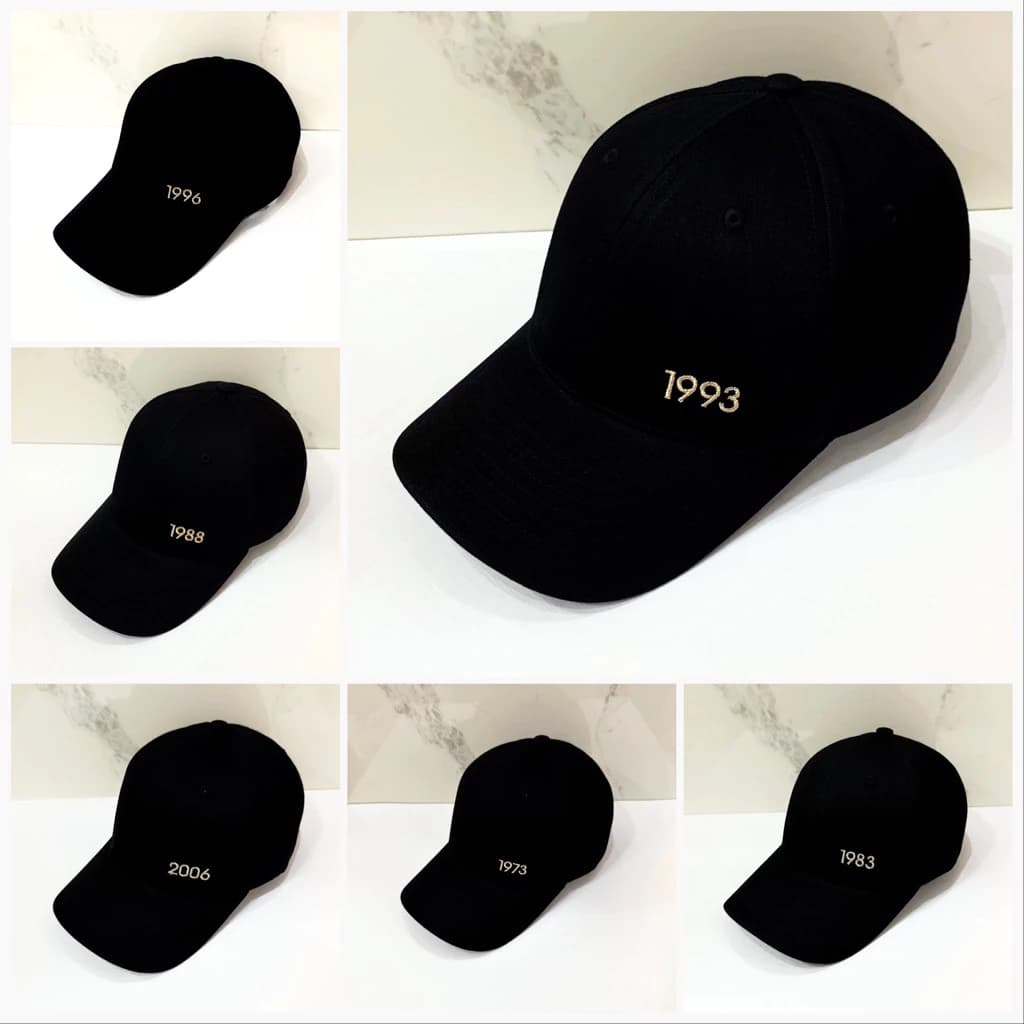 Mũ Lưỡi Trai Cao Cấp Thêu Năm Sinh Phong Cách Korea Hot 2026 Free Size Chất Liệu kaki Mềm Phong Cách Trẻ Trung Năng Động