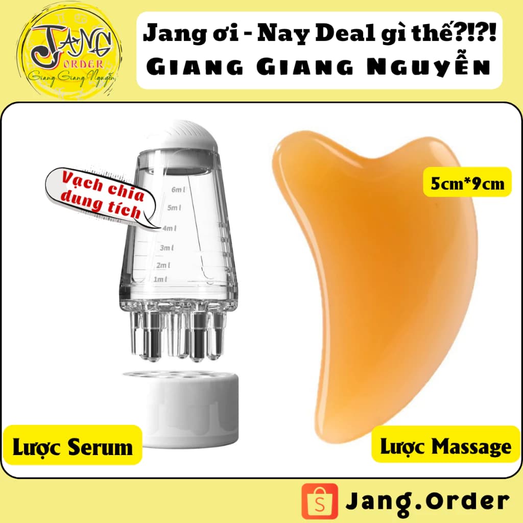 Lược Serum chải tóc Massge da đầu