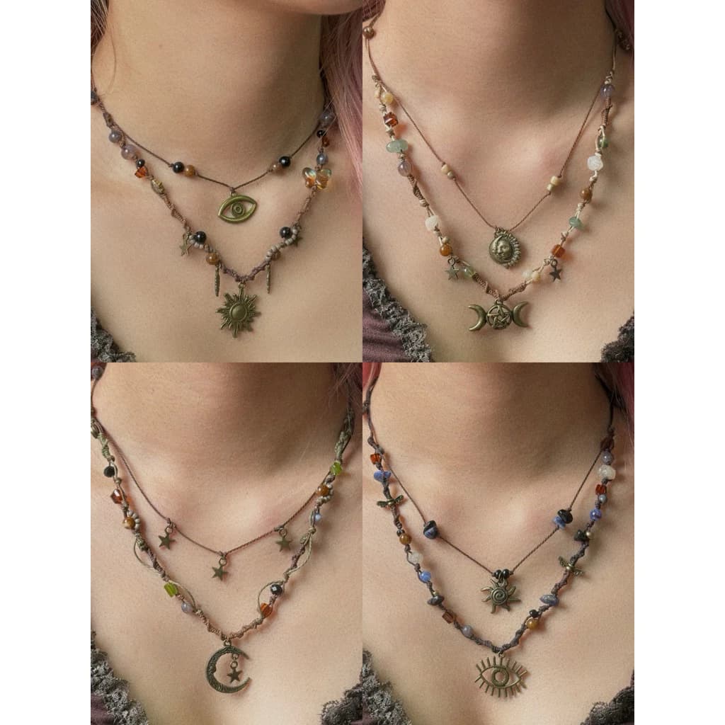 Dây chuyền Vintage - Vòng cổ Vintage Handmade - Dây chuyền Handmade - Phụ kiện thời trang-Trang sức vintage - HYGGE ♡.•*