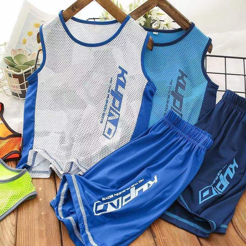 [COMBO 2 BỘ] Bộ 3 Lỗ Bé Trai Size Đại -Bộ Cộc Tay Thể Thao Cho Bé Trai Bé Gái - Chất Thông Hơi Thoáng Mát Cho Bé - KUPAD