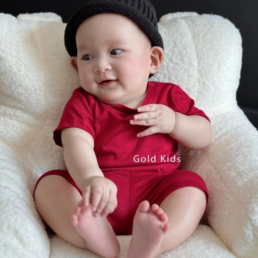 Bộ Đồ Thun Lạnh Cộc Tay Quần Ngắn (15-20kg) Cho Bé Trai Bé Gái  Trẻ Em.