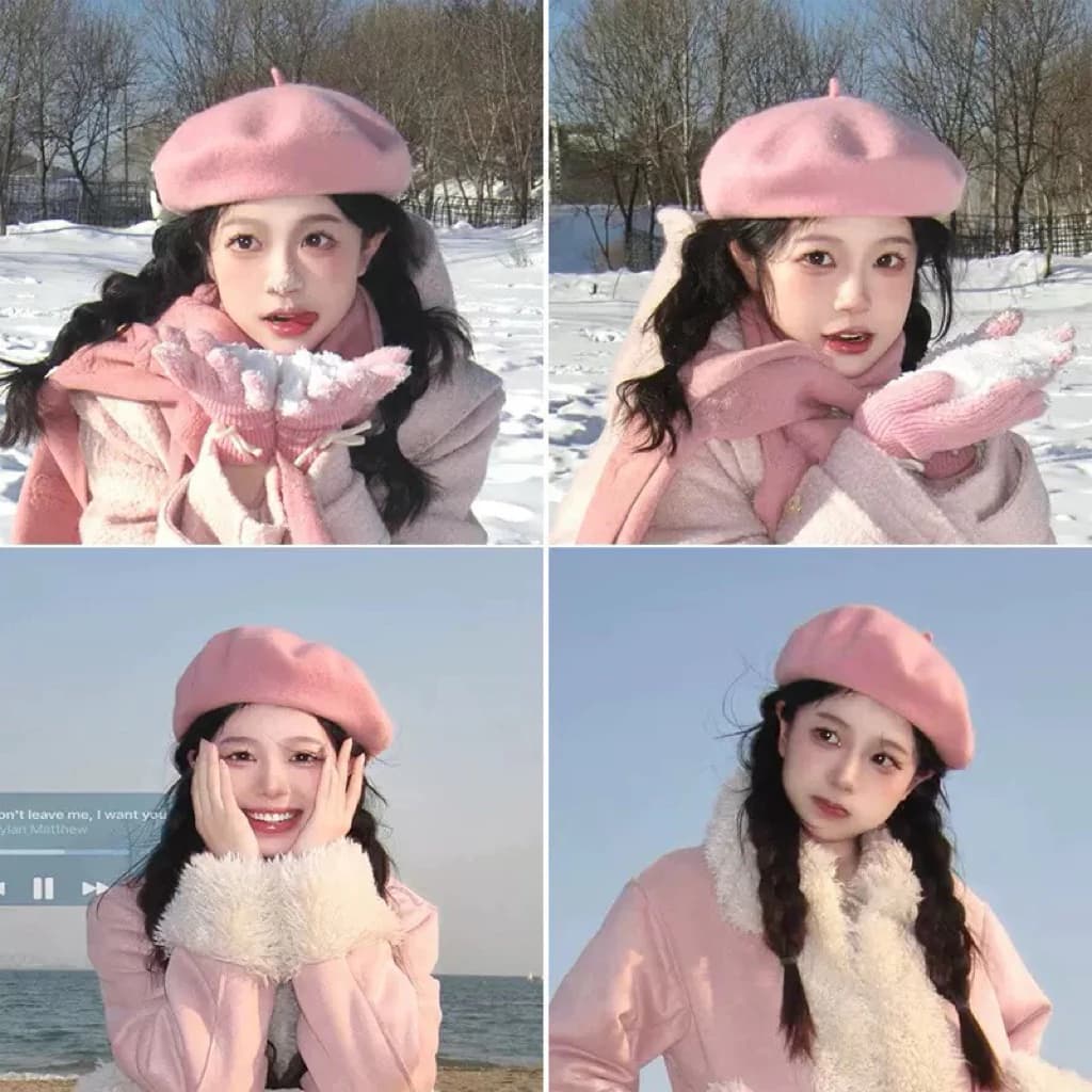 Mũ nồi- nón tiêu hồng phấn Cute, hàng đẹp