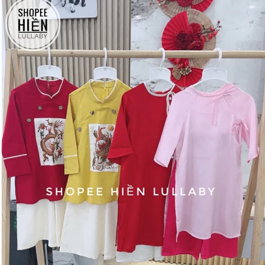 [Lullaby/ Chính Hãng] Áo dài Lullaby cho bé trai, bé gái size 2y - 6y