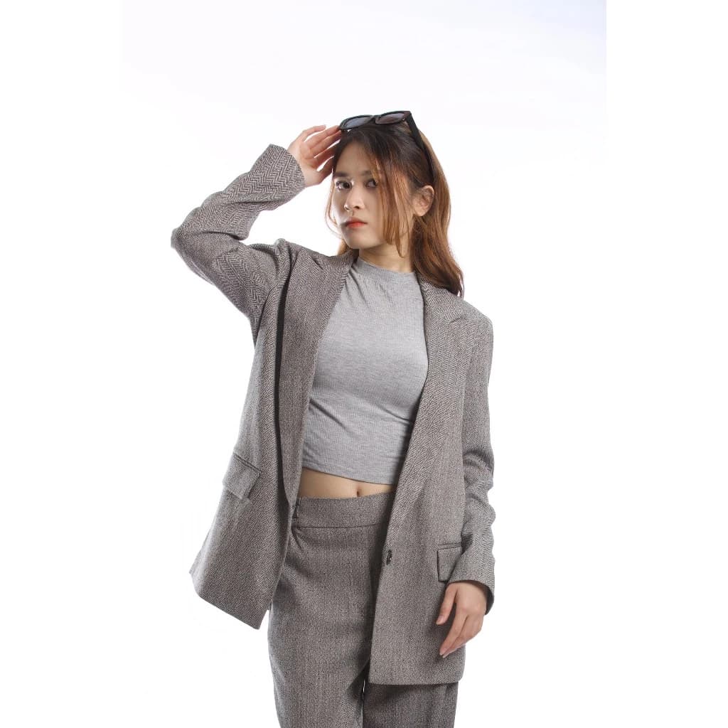 Áo Vest nữ  JASEY, áo blazer nữ tay dài 2 lớp có túi thật 2 bên chuẩn size mã 2802