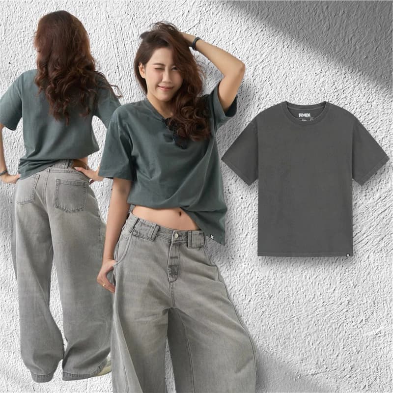 [MIDDUA] Áo Phông Xám unisex